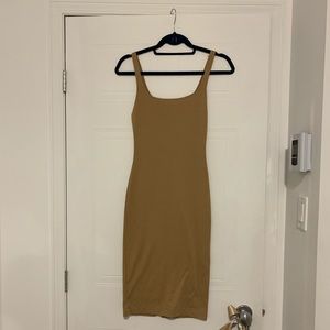 Bodycon beige dress - Zara